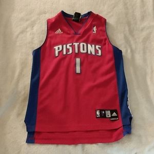 NBA PISTONS YOUTH MED .JERSEY